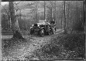 Le Berliet VPB no 15 testé dans les bois le 7 février 1925.