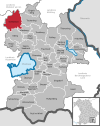 Lage der Gemeinde Schnaitsee im Landkreis Traunstein