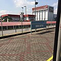 Seri Setia Komuter station with the Guinness Anchor factory in the background