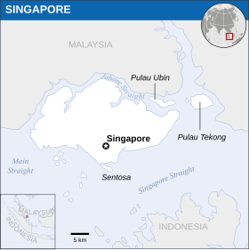 Mapa Singapura