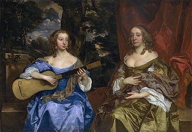 Duas senhoras da família Lake, 1650.