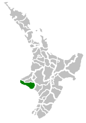 Distretto di South Taranaki – Mappa