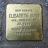 Stolperstein Finkenhofstraße 15 Elisabeth Süss