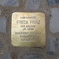 Stolperstein für Frieda Prinz vor dem Haus Konstanzer Straße 55