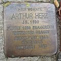 Stolperstein Lingen Wilhelmstraße 21 Arthur Herz