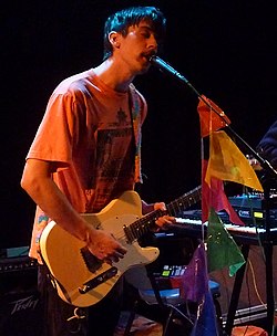 Picture of Sun Araw performing at the Arcata Playhouse on March 26, 2011