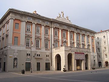 Teatro Verdi na Piazza Verdi v Terstu