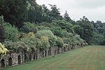 Retaining Wall on the Terrace to the Terrace to the South East of Endsleigh House