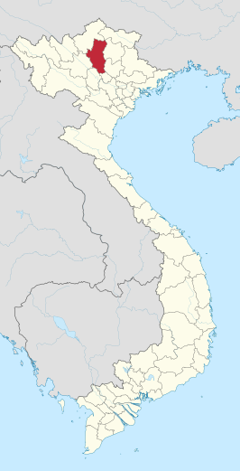Kaart van Tuyen Quang