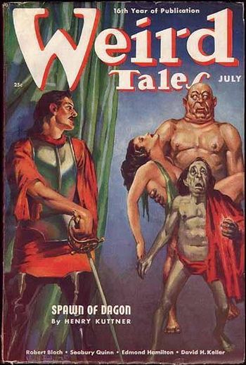 English: Cover of the pulp magazine Weird Tale...