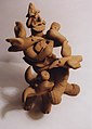 Глиняна іграшка-свистулька «Старий з балалайкою». 1999-2000 рр ..