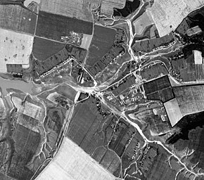 Спутниковая съёмка села Ревякино. 1972 год