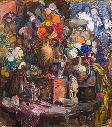 Сапунов - Цветы и фарфор (1912).jpg