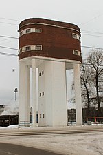 Водонапорная башня сортавальского депо — последнее здание, построенное здесь финнами в 1942 году
