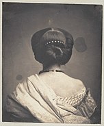 Vrouw gezien van achter, 1861, door Onésipe