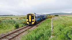 A ScotRail egyik 158-asa Scotscalderben