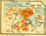 Карта районов Гаваны 1909 года, составленная Baedeker.png