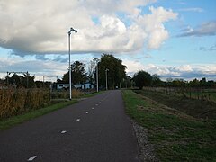 Groessen, Streckenabschnitt über die Beerenclaauwstraat