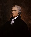 Alexander Hamilton, padre fundador y primer Secretariu de l'Ayalga de los Estaos Xuníos.