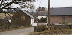 De Quintinusstraße van Alster met de aanliggende woningen.