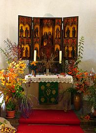 Schnitzaltar aus dem 15. Jahrhundert