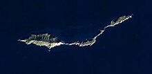 NASA satellite image of Anacapa Island