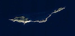 Anacapa Island vanuit de ruimte