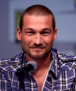 Andy Whitfield a Comic-Con International rendezvényen San Diegóban, 2010 júliusában