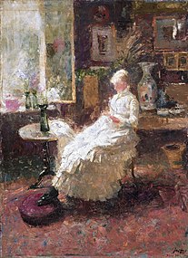 Portræt af hustruen Annie Hall(nl), 1885