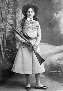 Fotografia de Annie Oakley cerca de 1899