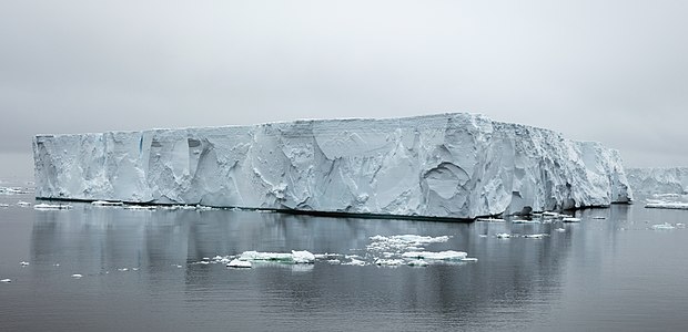 Tabular iceberg, near Brown Bluff in the Antarctic Sound off Tabarin Peninsula