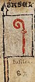 Banner des Bistums Basel in der Zürcher Wappenrolle, um 1330–1345