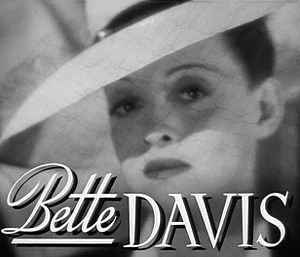 Cropped screenshot of Bette Davis from the tra...