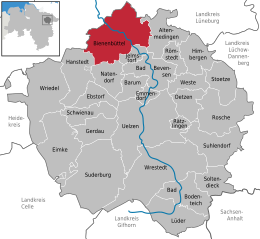 Bienenbüttel – Mappa