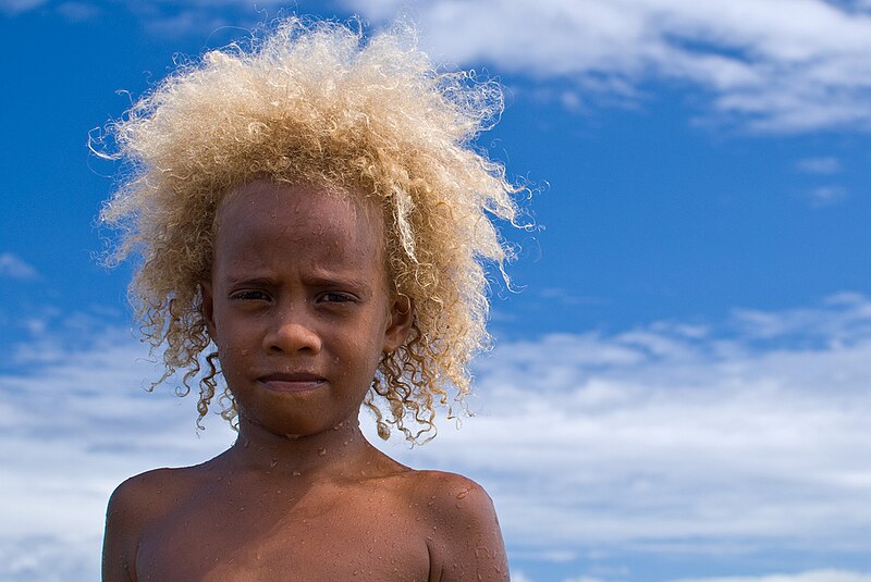 Vanuatu Girl With Natural Blonde Hair 800x535 Humanporn