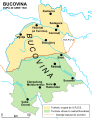 Bukovinas dalījums pēc 1940. gada okupācijas