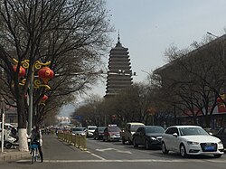 雙塔區街景，2021年4月10日