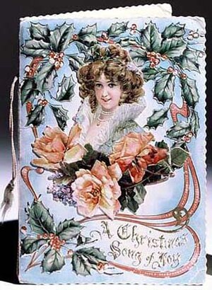 Christmas card, ca. 1880 Featured on the Minne...