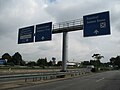 L'autoroute allemande n°6 en direction de Sarrebruck au niveau de la Brême d'Or.