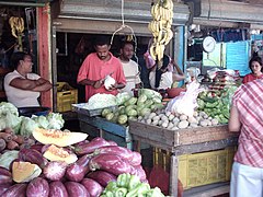 Gemüsemarkt in der Dominikanischen Republik