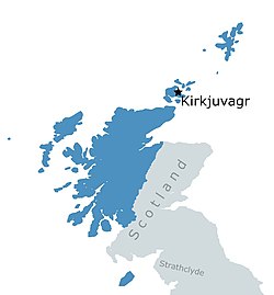 Earldom of Orkney in 988, by the control of Greater Norway.