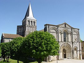 The abbey in Saint-Amant-de-Boixe