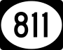 Highway 811 marker