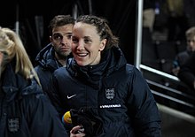 Stoney with England in 2015 England Women's Vs USA (15930855984).jpg
