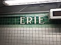 Erie station sign