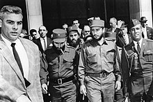 Fidel Castro during a visit to Washington, D.C., shortly after the Cuban Revolution in 1959 Fidel Castro during a visit to Washington.jpg