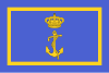 Flag of the minister of the Regia Marina.svg