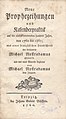 Gottfried Christian Freiesleben: Neue Prophezeihungen und Kalenderpraktik, 1760