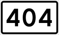 County Road 404 shield