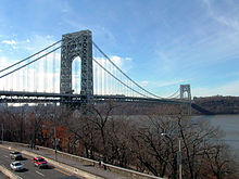 George Washington Bridge as seen from the Plaza's viewing platform